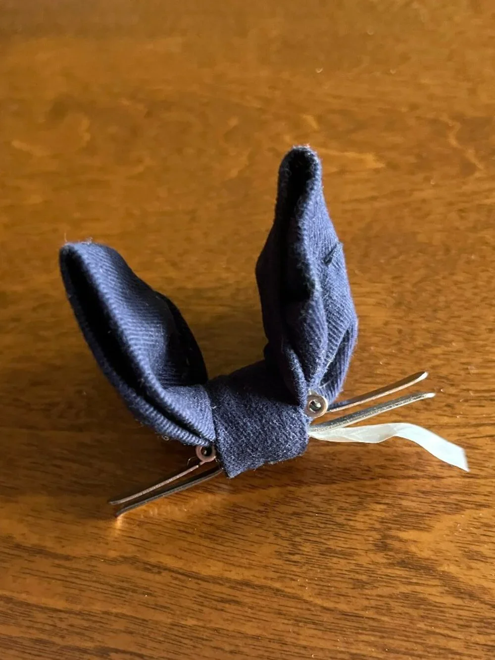 Old Navy/Ormond clip-on navy twill bow tie